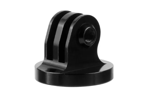 Action cam mount on a white background