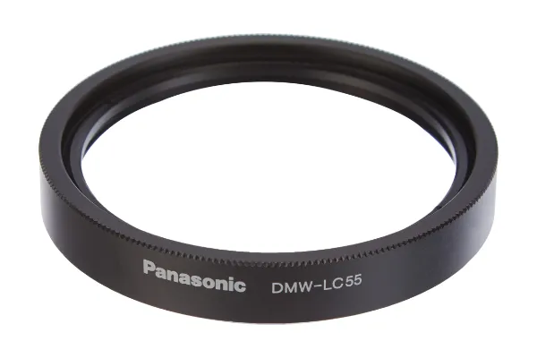 Lens on a white background