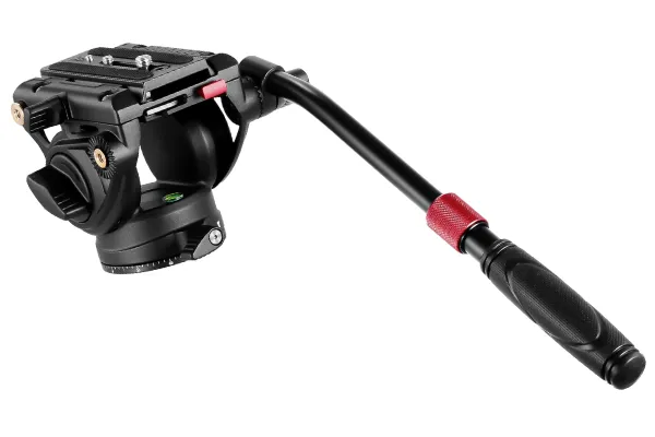 Tripod Fluid Head on a white background