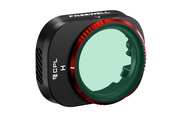 Polarizer Filter on a white background