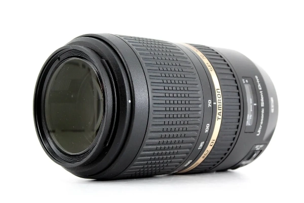 camera lens on a white background