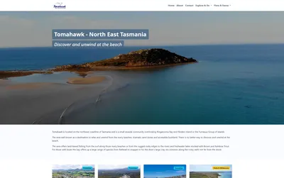 Tomahawkbeach website screen capture